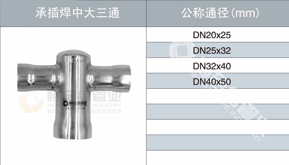 承（chéng）插焊中大三通參（cān）數1